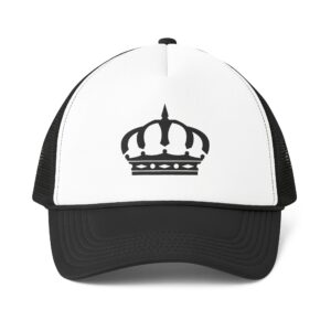 David Ricardo Crown Graphic Trucker Cap | King Queen Crown Hat