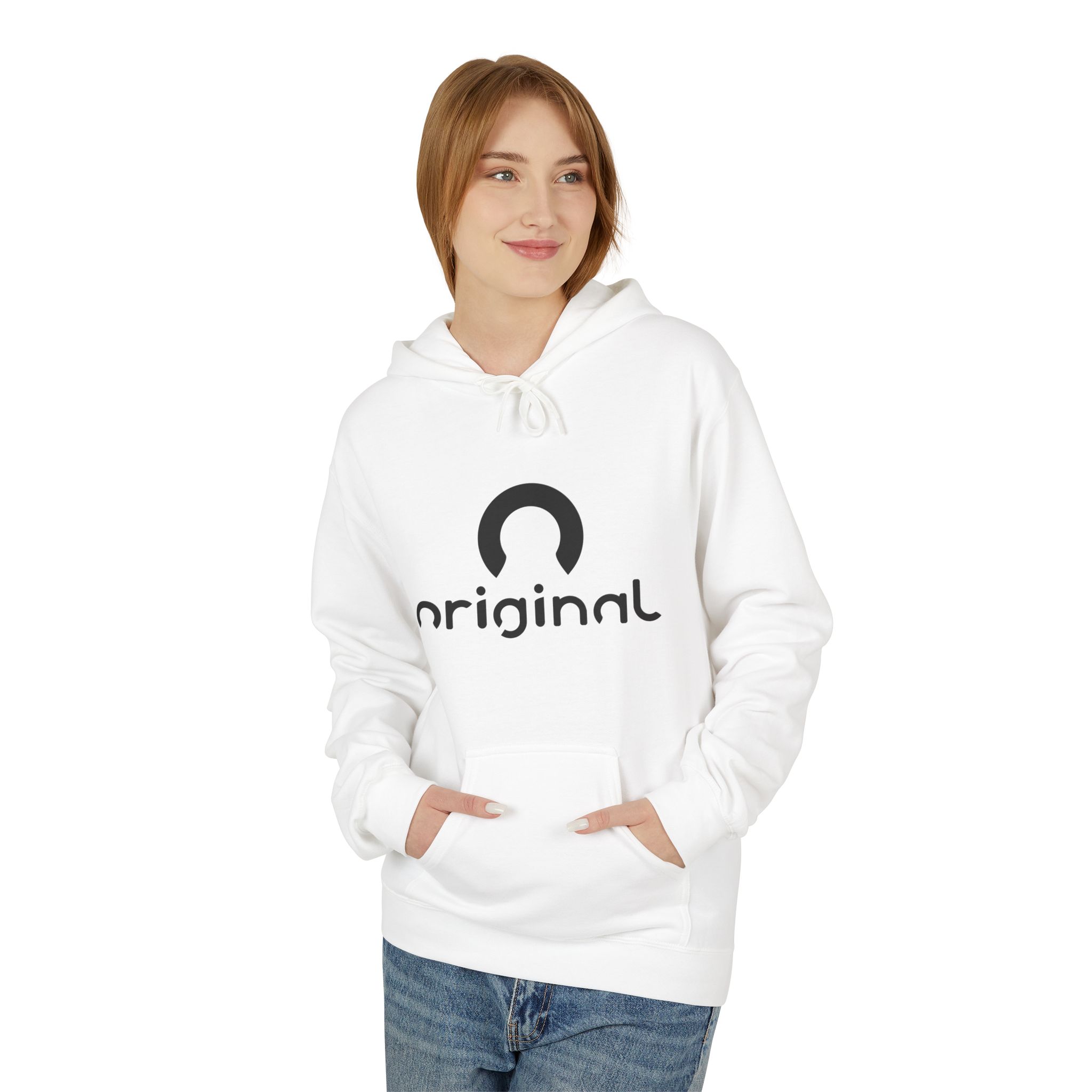 Original Logo Hoodie — Minimalist Graphic Pullover - Image 3