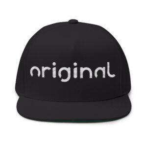 Original Embroidered Snapback Hat — Flat Bill Cap